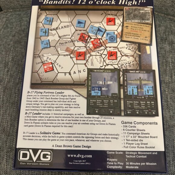 B-17 Flying Fortress Leader (open, unpunched) DVG Games & Draco Ideas - Picture 6 of 16